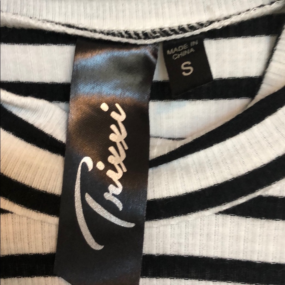 Trixxi striped pocket dress, Size Small - Picture 2 of 3